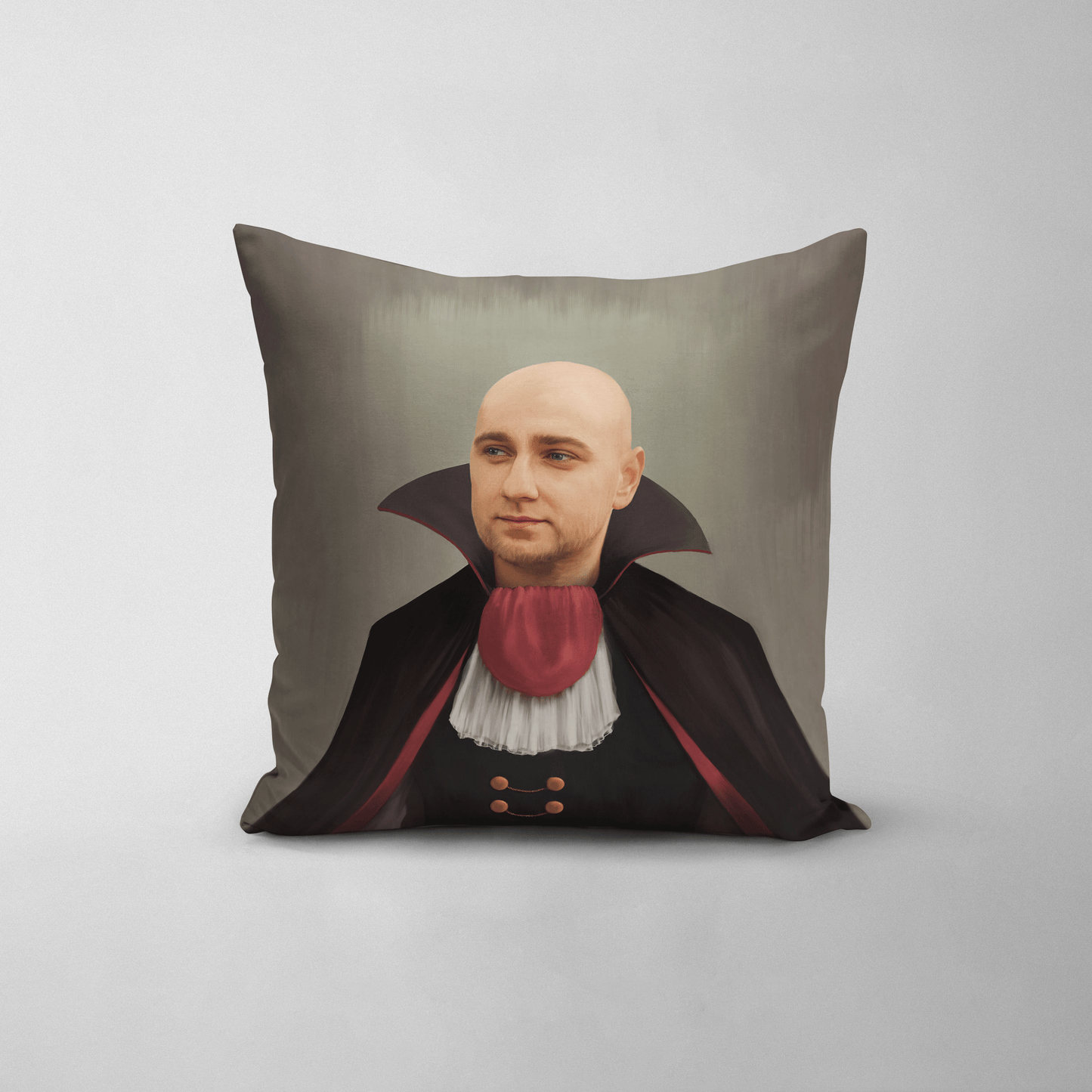 The Vampire - Custom Throw Pillow