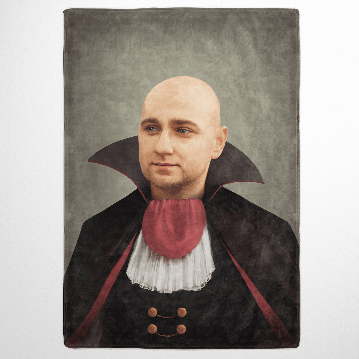 The Vampire - Custom Fleece Blanket