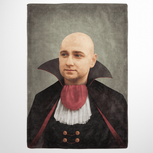 The Vampire - Custom Fleece Blanket