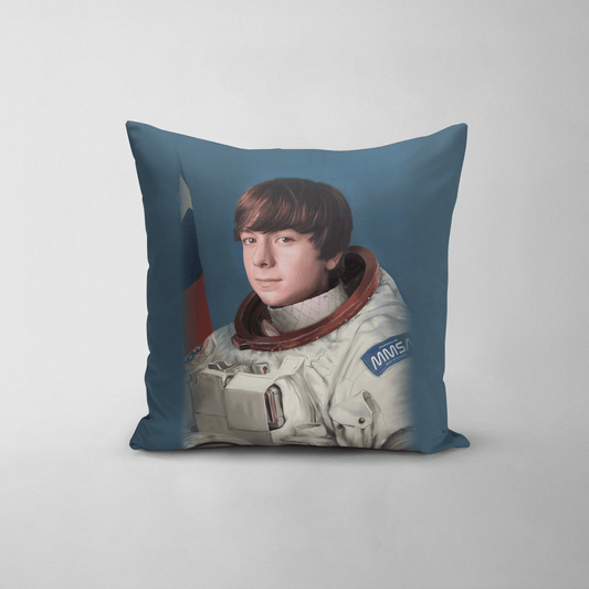 The Astronaut - Custom Throw Pillow