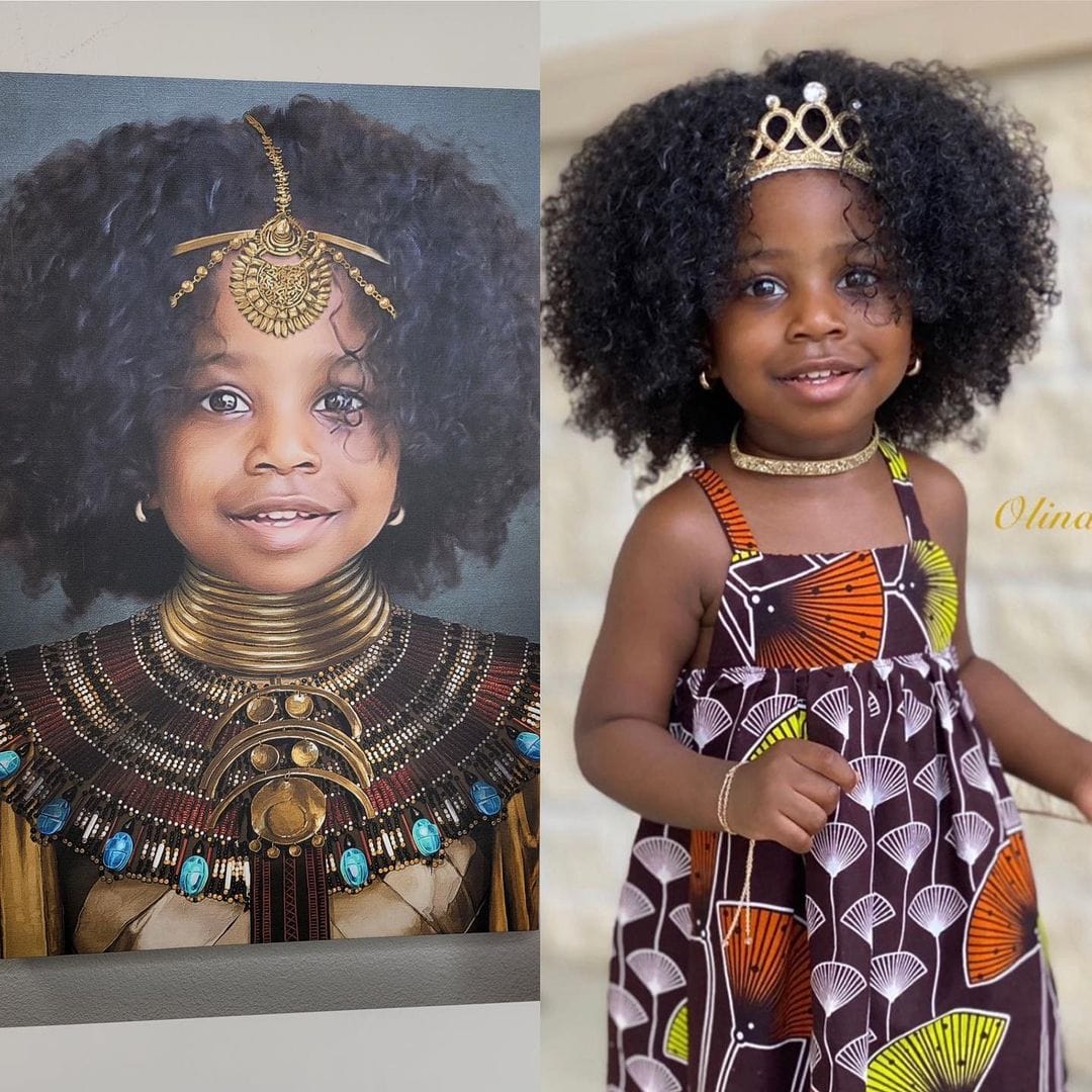 The Nubian Queen - Custom Canvas