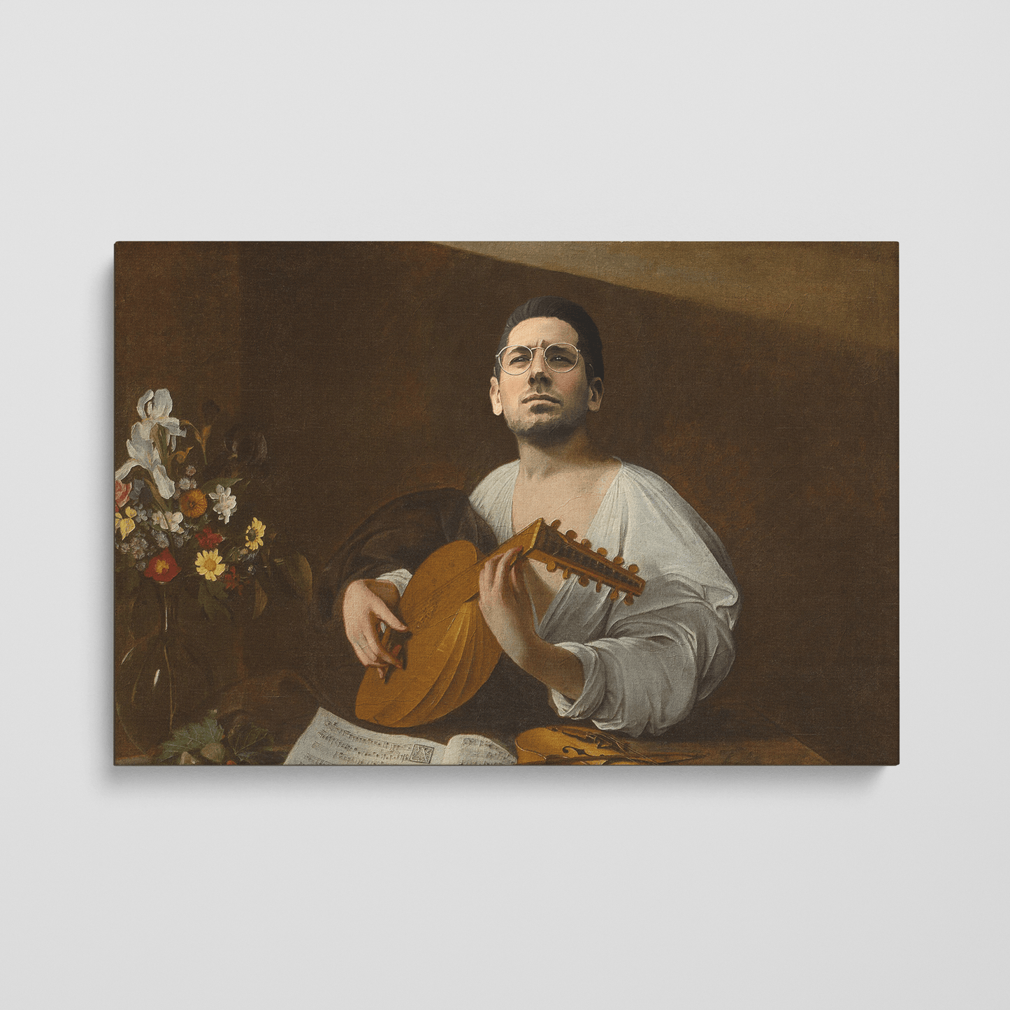 Custom Portrait of The Lute Player, 1596