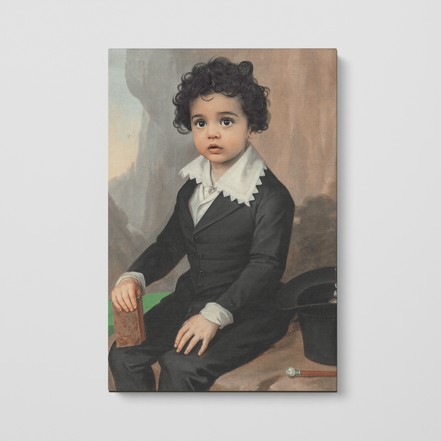 Custom Portrait of a Boy by Ferdinand Georg Waldmüller