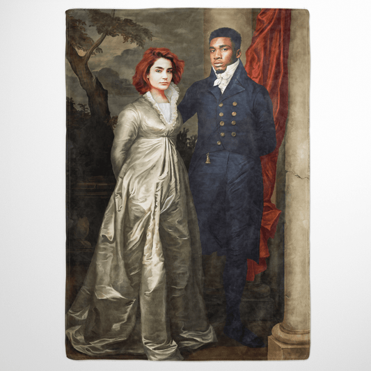 The Dinner Date - Custom Fleece Blanket