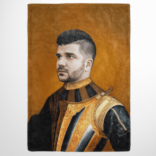 The Knight - Custom Fleece Blanket