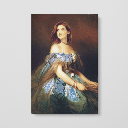 Custom Portrait of Alexandra Grand Duchess of Russia, circa 1850