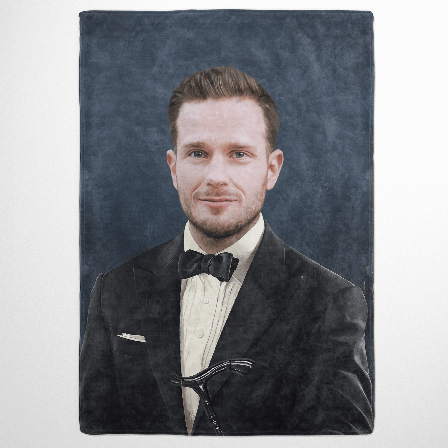 The Gentleman - Custom Fleece Blanket