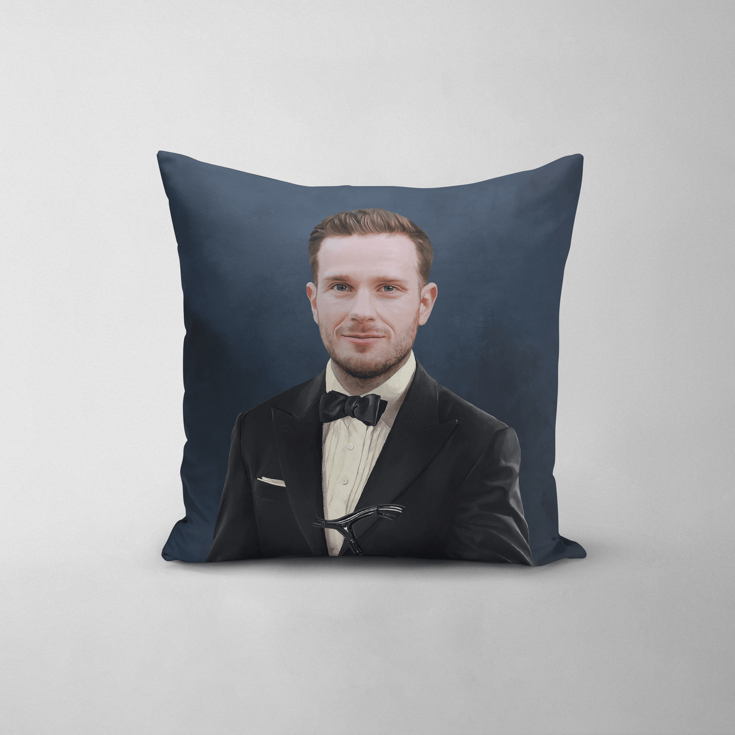 The Gentleman - Custom Throw Pillow
