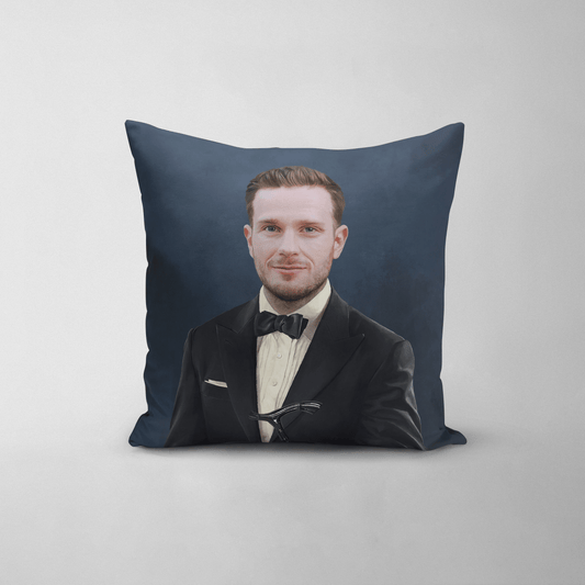 The Gentleman - Custom Throw Pillow