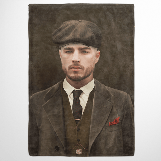 The Peaky Blinder - Custom Fleece Blanket