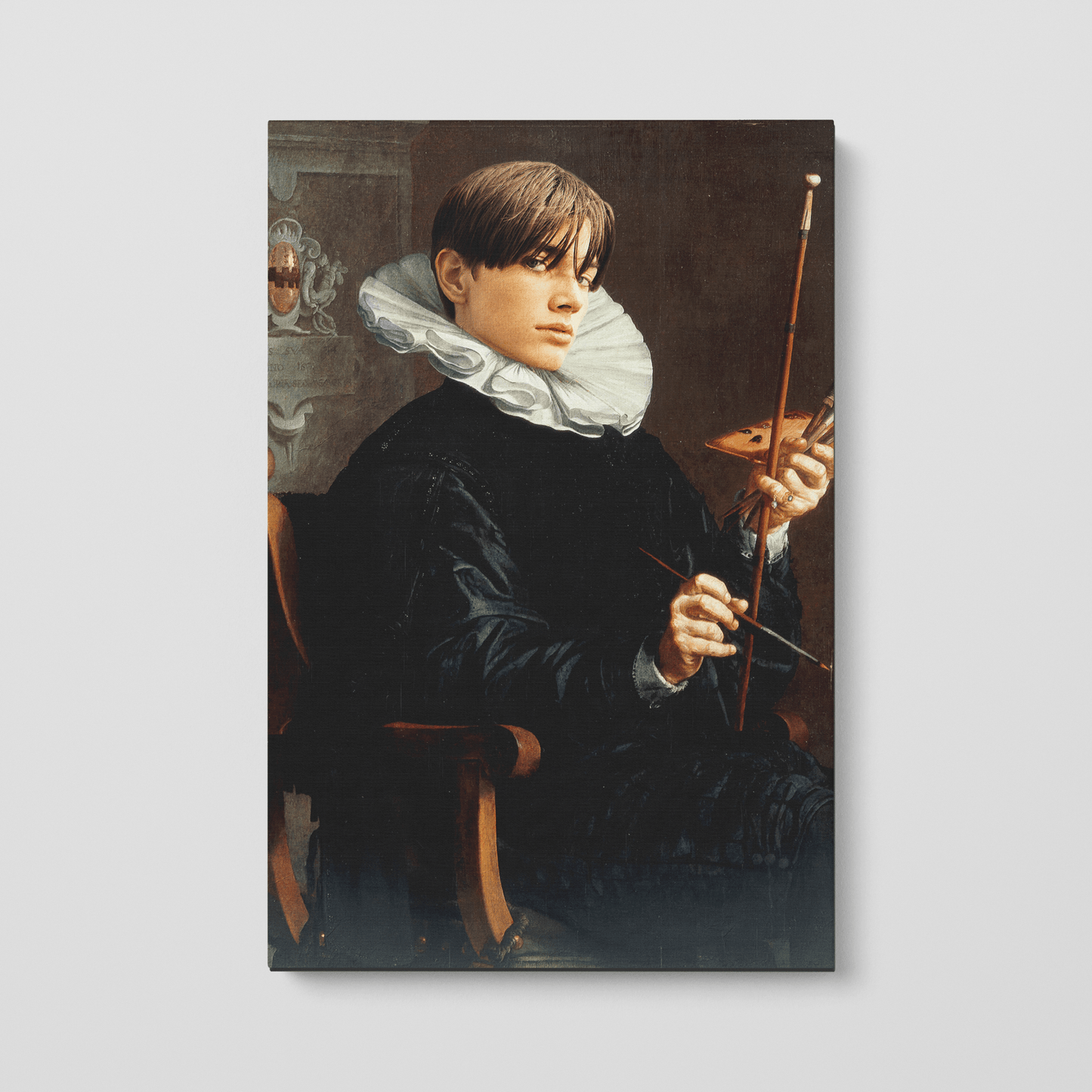 Custom Portrait of Self Portrait, 1601 by Joachim Wtewael