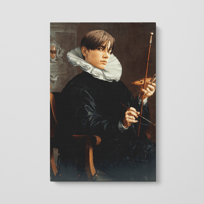 Custom Portrait of Self Portrait, 1601 by Joachim Wtewael