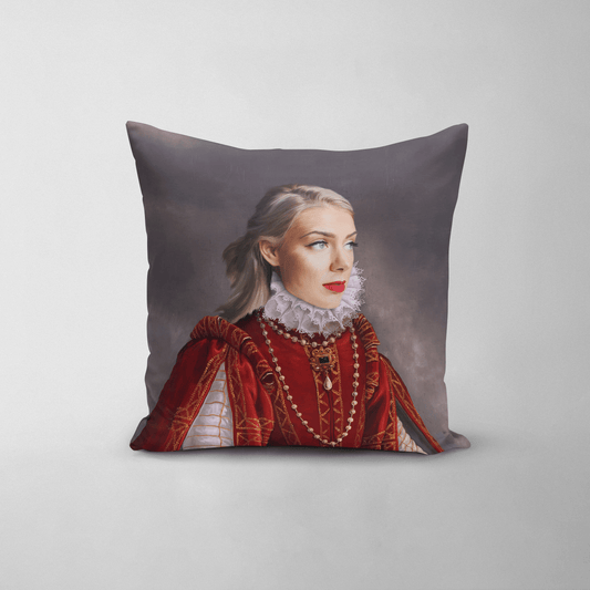 The Queen of Roses - Custom Throw Pillow