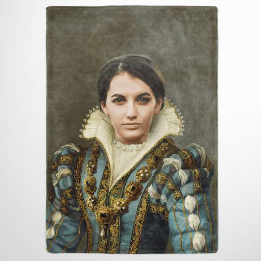 The Sapphire Queen - Custom Fleece Blanket
