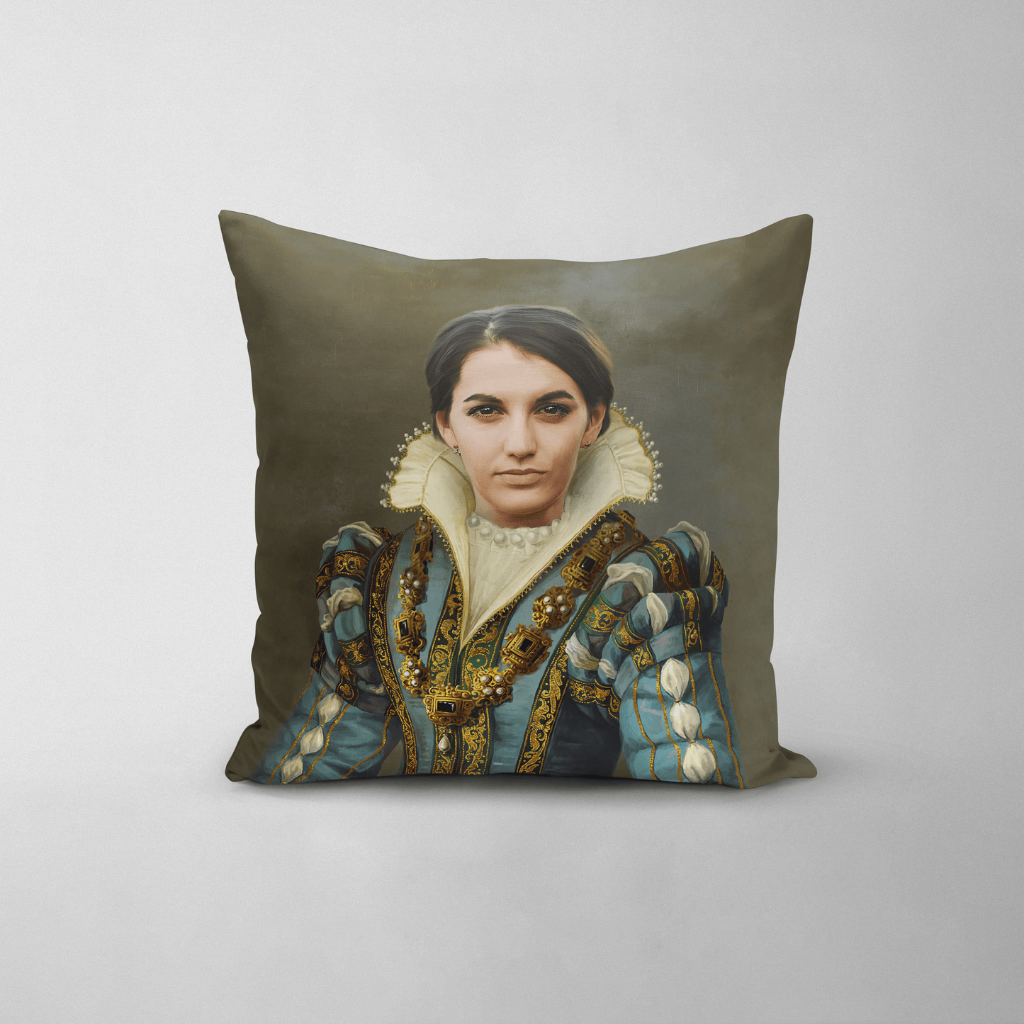 The Sapphire Queen - Custom Throw Pillow