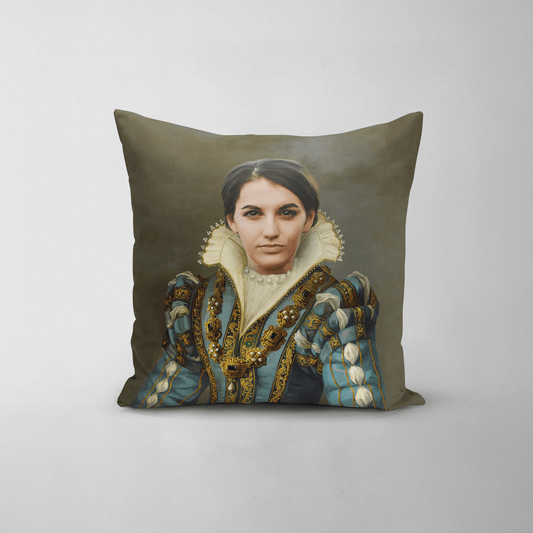 The Sapphire Queen - Custom Throw Pillow
