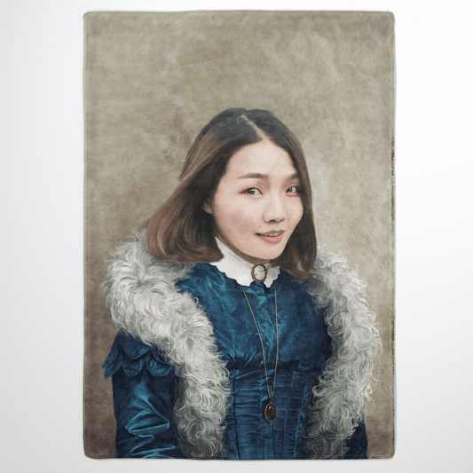 The Boa Lady - Custom Fleece Blanket