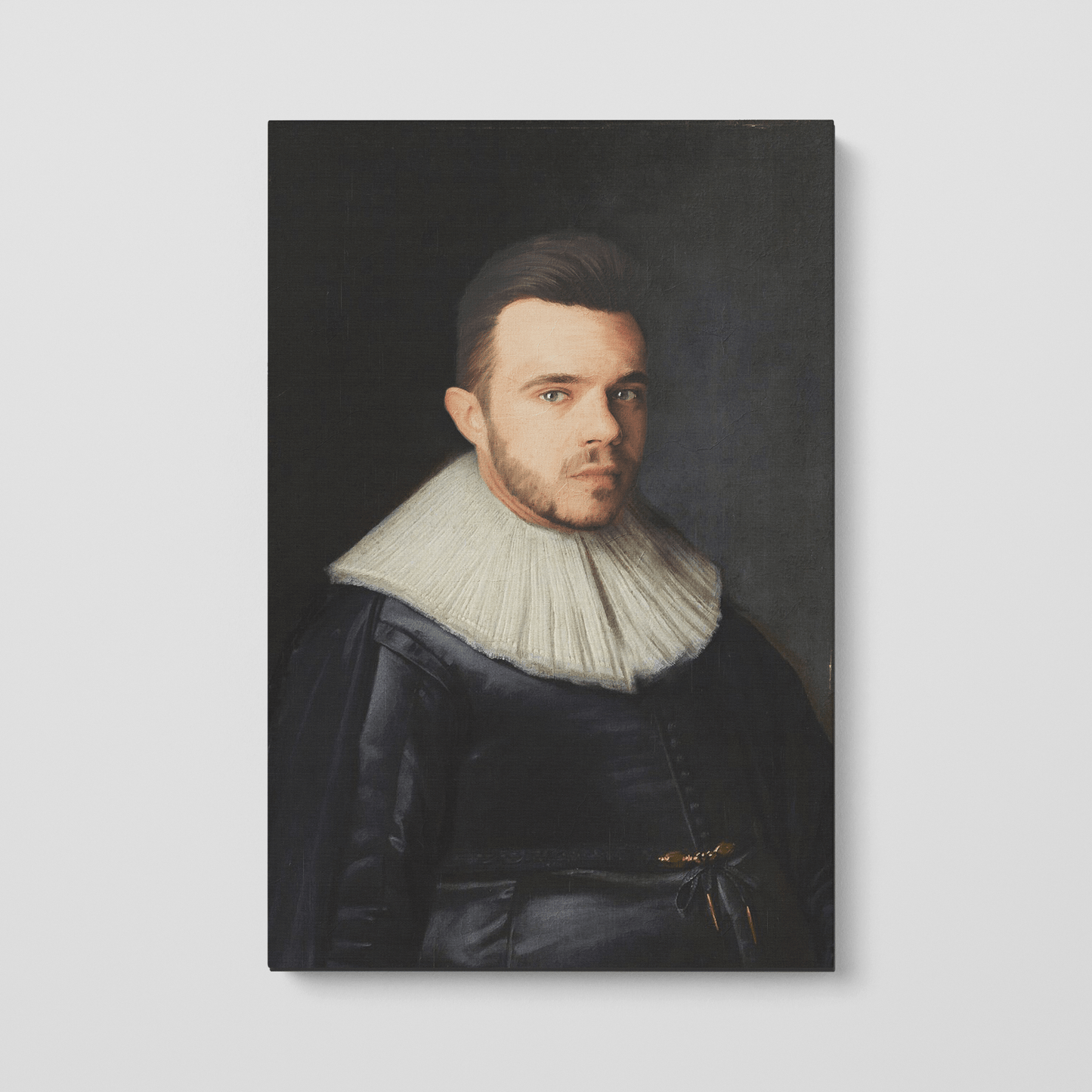 Custom Portrait of An Unknown 58 year old man, 1639 by Michiel Jansz van Mierevelt