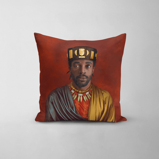 The African King - Custom Throw Pillow