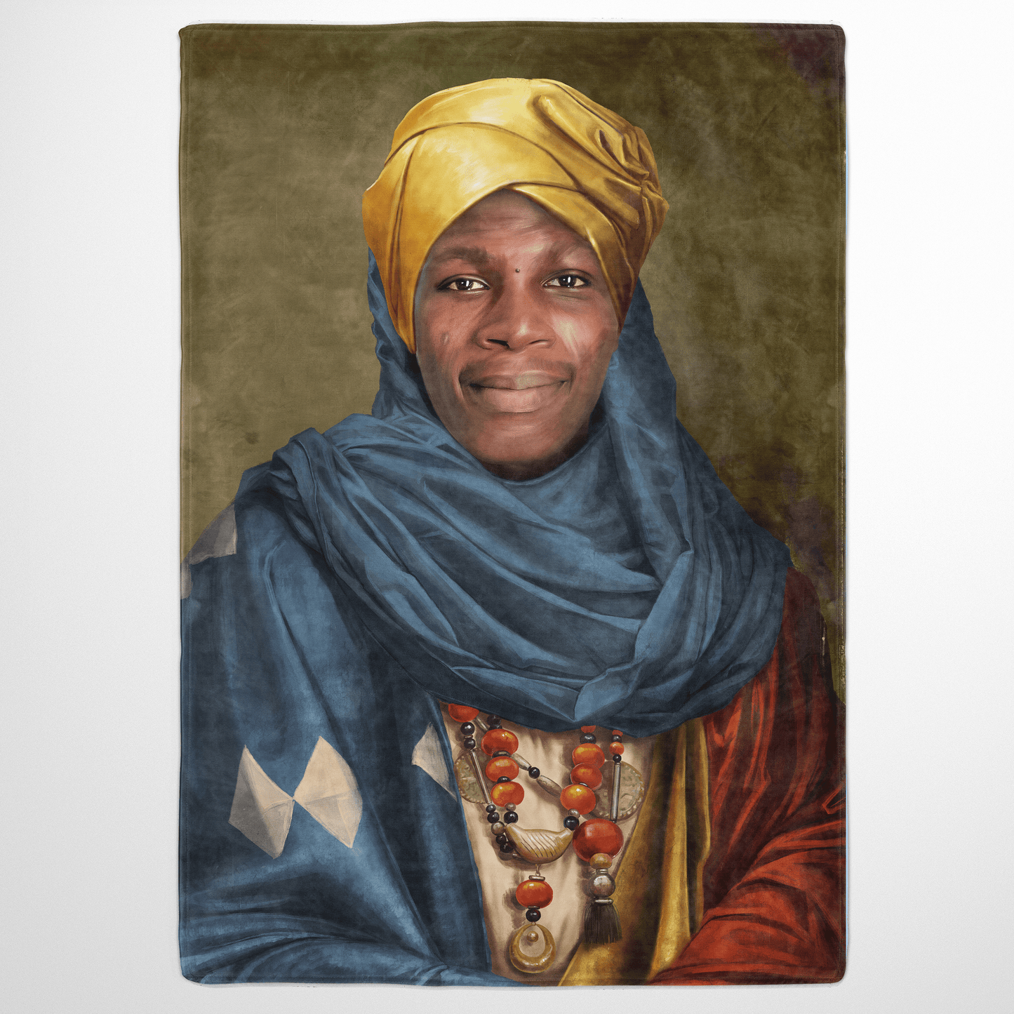 The African Prince - Custom Fleece Blanket