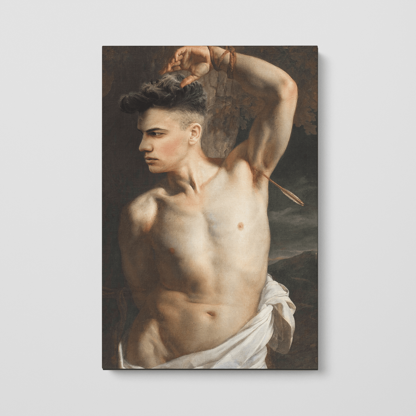 Custom Portrait of Saint Sebastian by Paul Delaroche