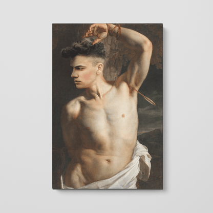 Custom Portrait of Saint Sebastian by Paul Delaroche