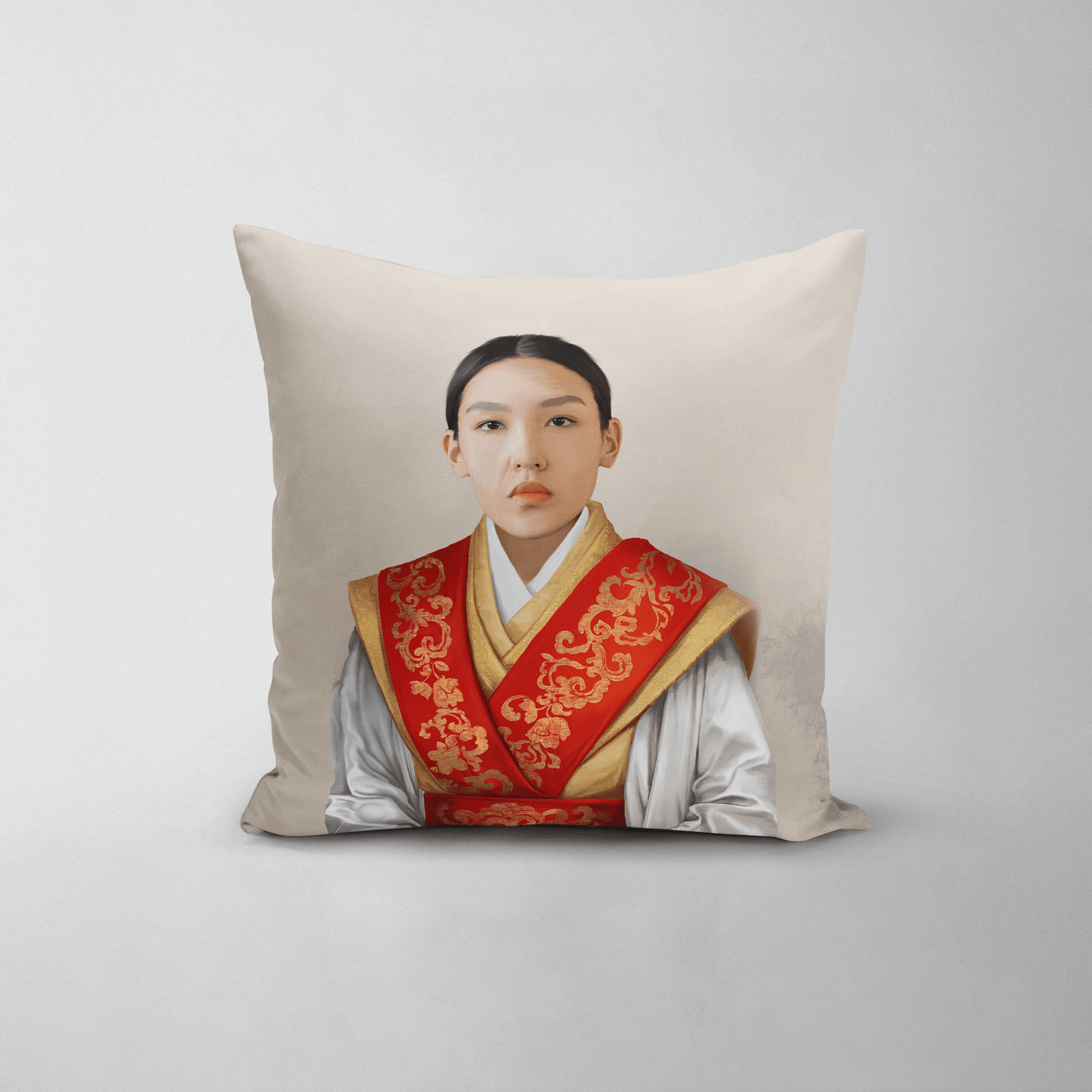The Asian Empress - Custom Throw Pillow