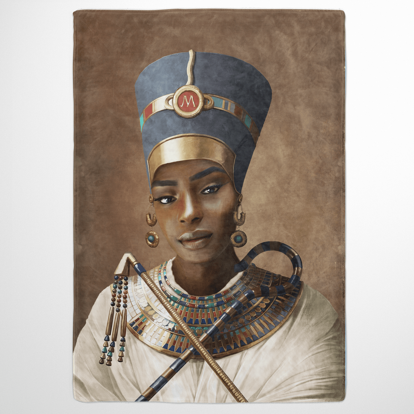 The Egyptian Queen - Custom Fleece Blanket