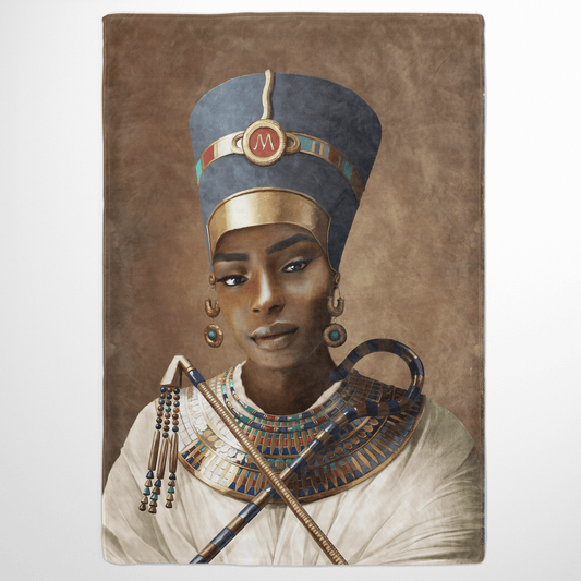 The Egyptian Queen - Custom Fleece Blanket