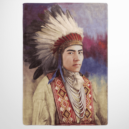 The Chief - Custom Fleece Blanket