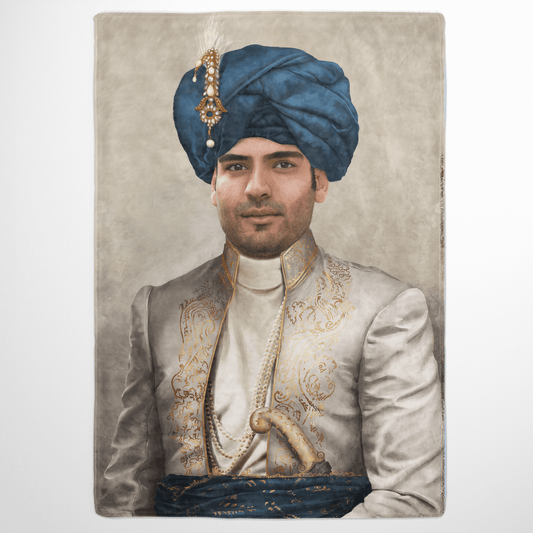 The Persian Prince - Custom Fleece Blanket