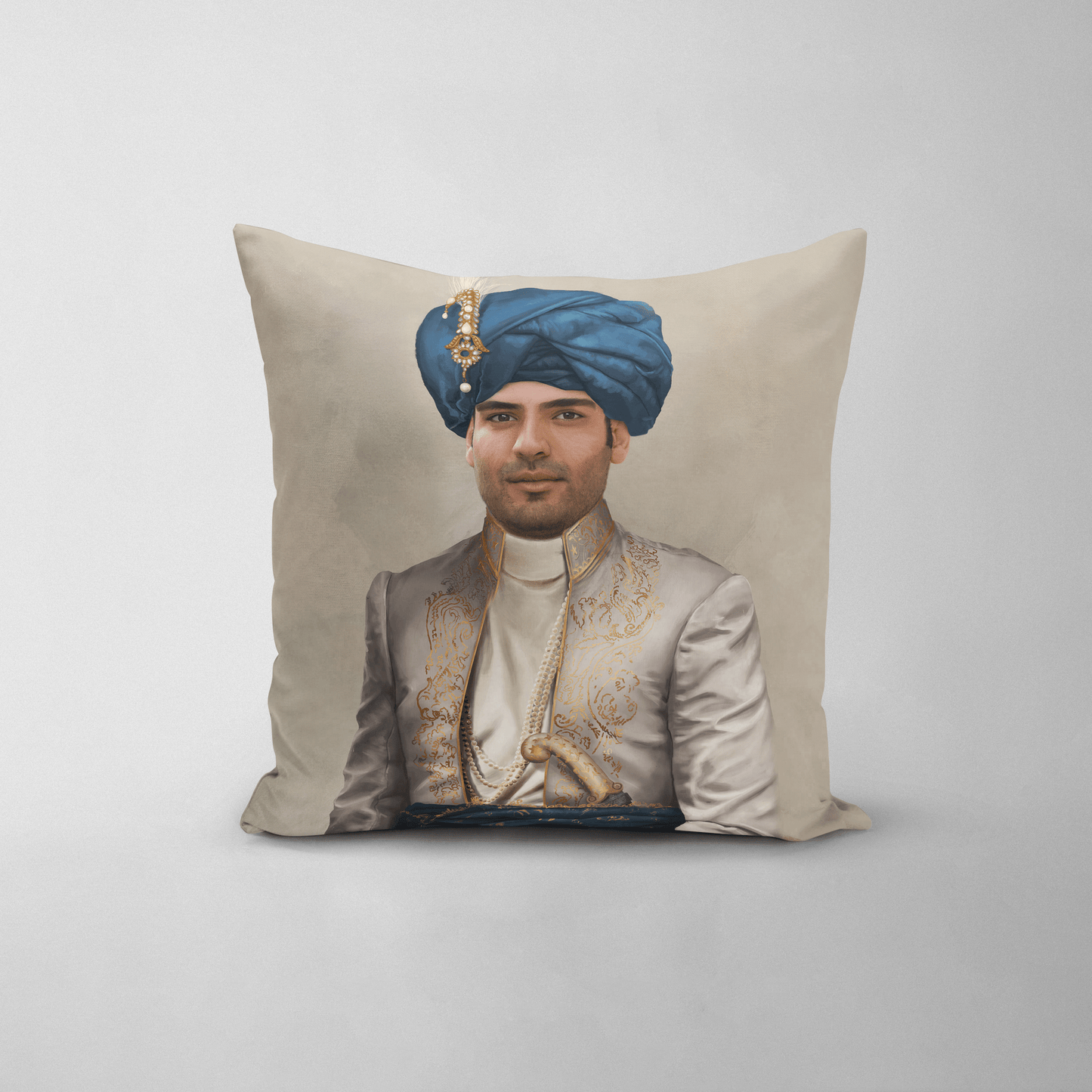 The Persian Prince - Custom Throw Pillow