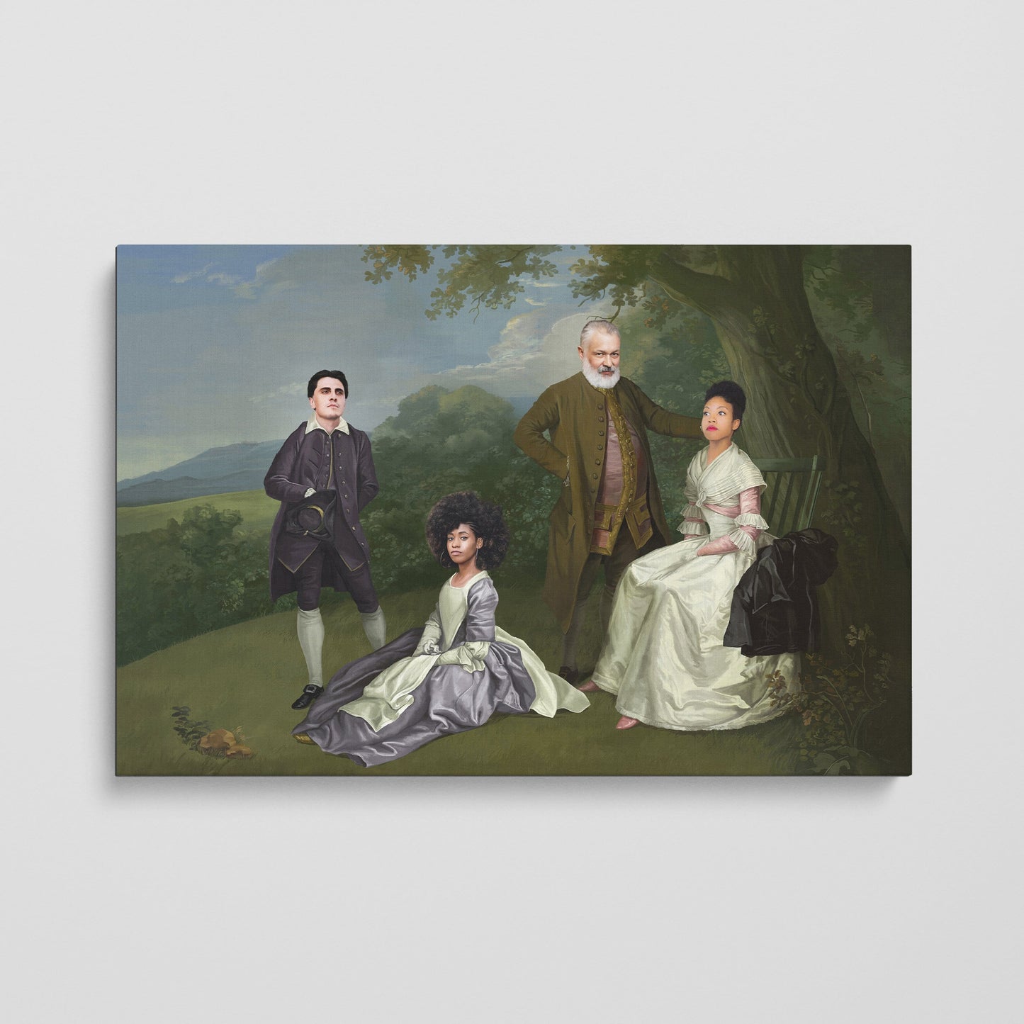 The Family Picnic - Custom Canvas
