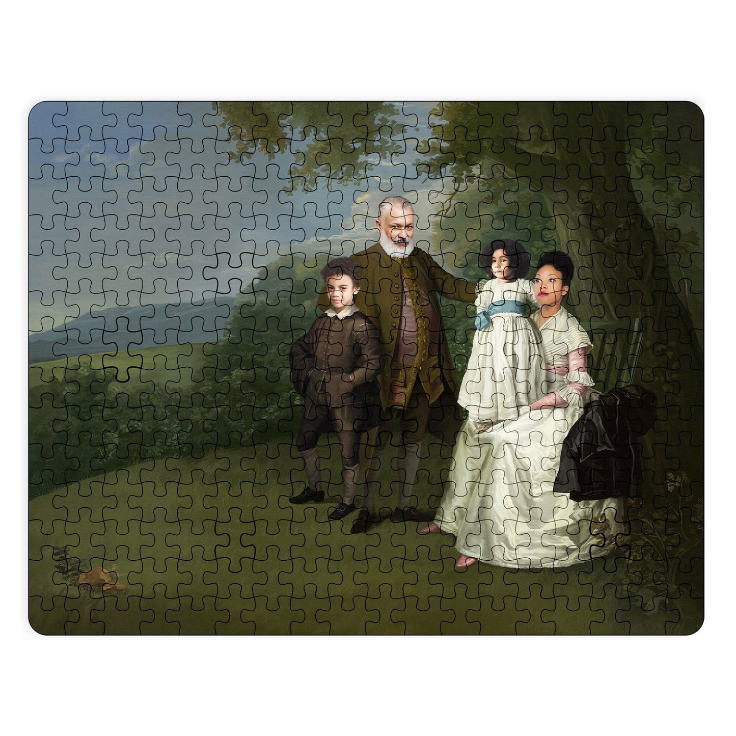 The Family Picnic - Custom Puzzle
