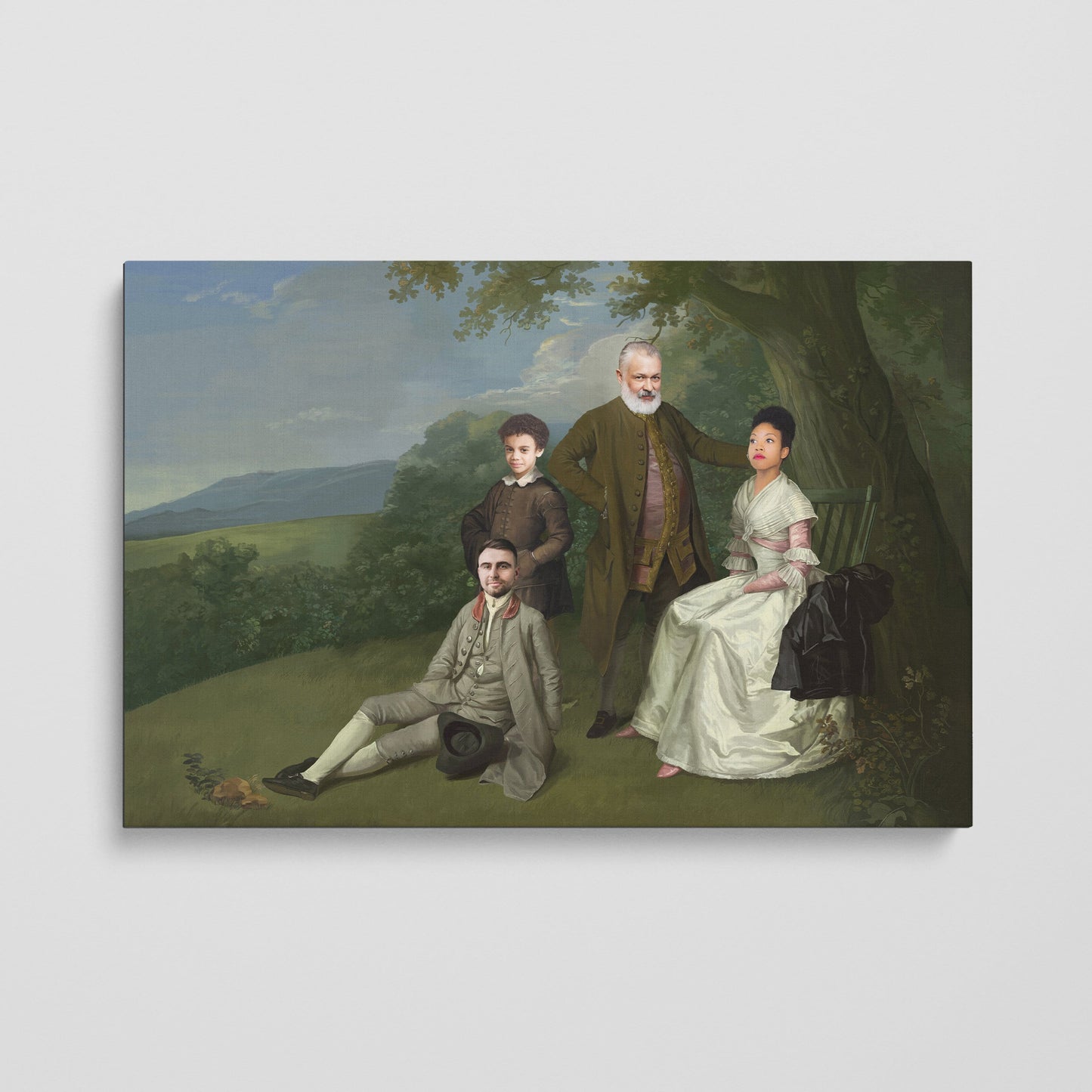 The Family Picnic - Custom Canvas
