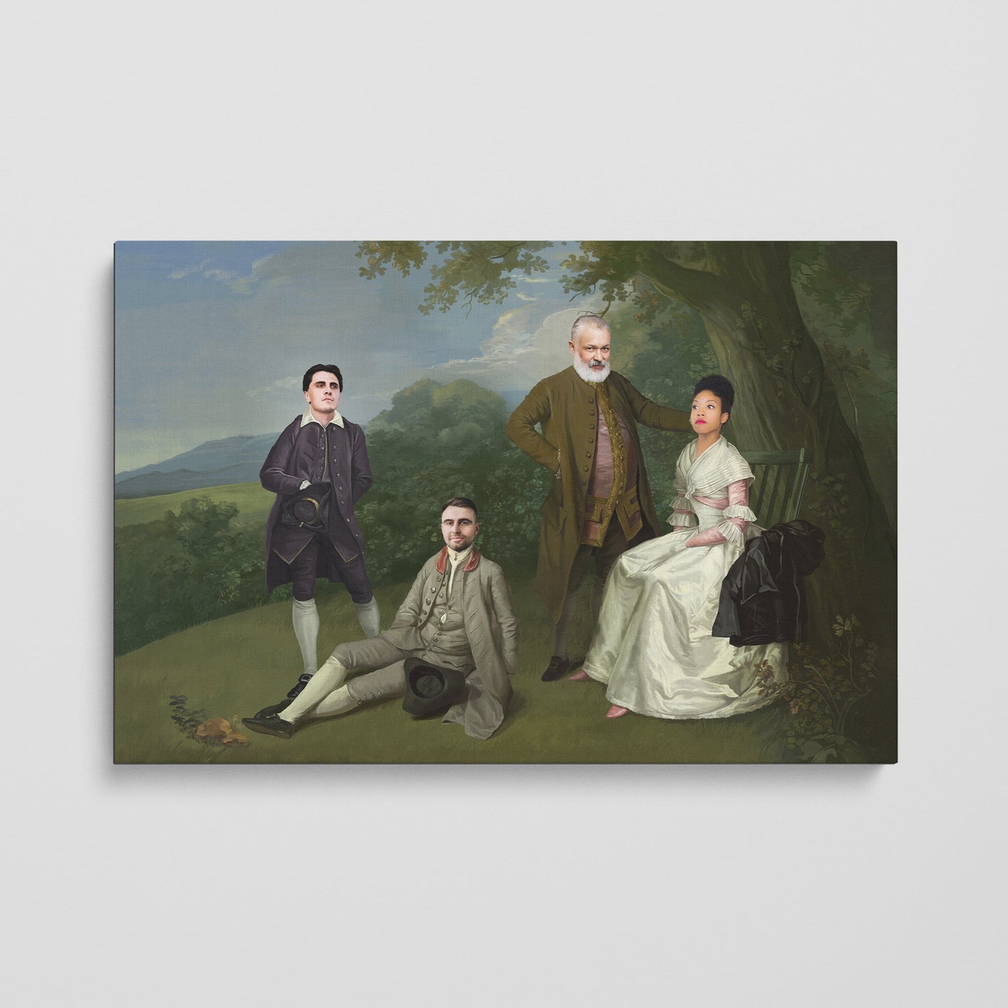 The Family Picnic - Custom Canvas