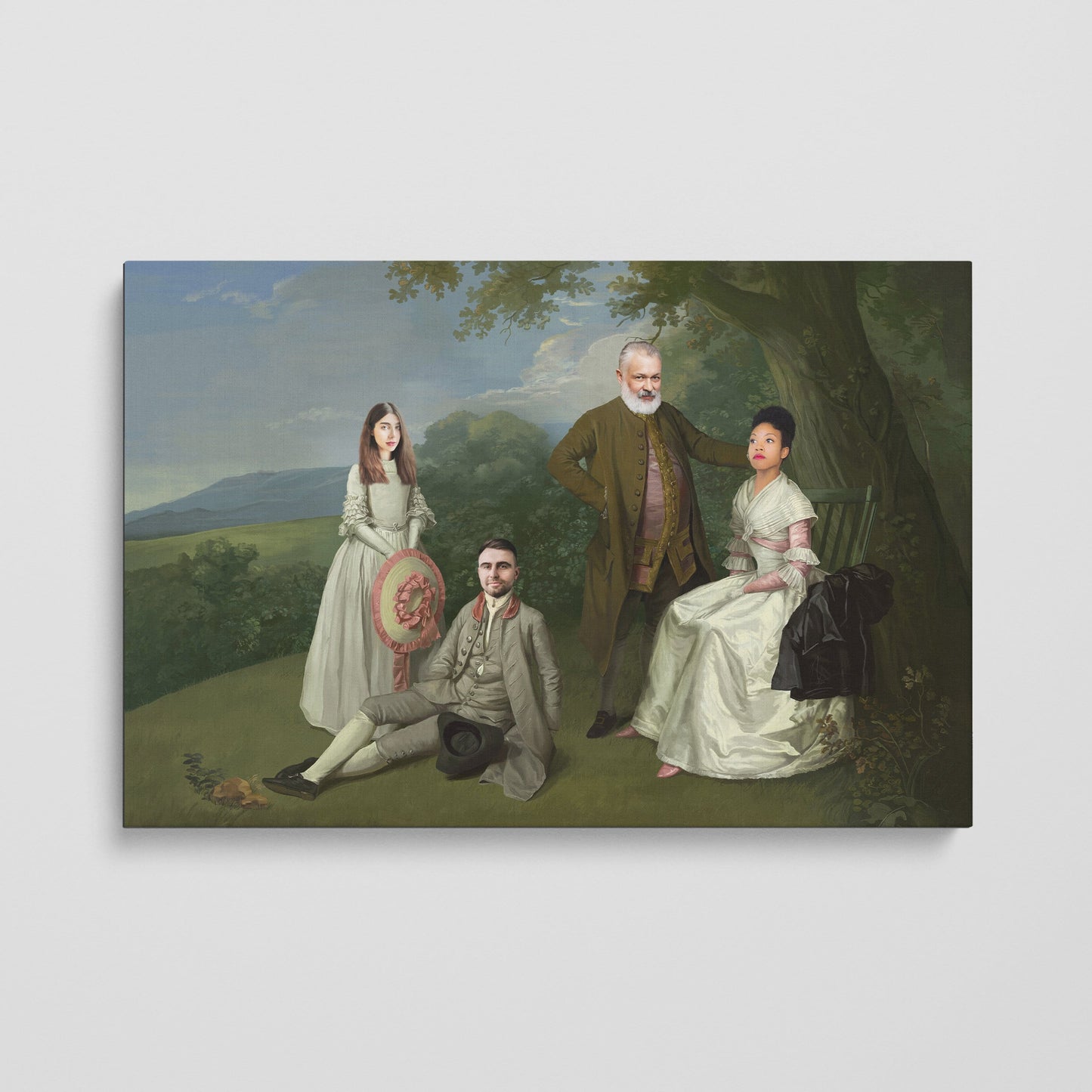 The Family Picnic - Custom Canvas