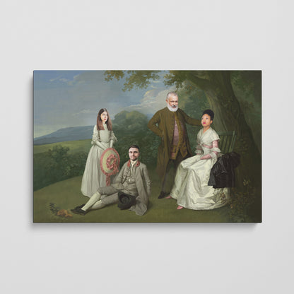The Family Picnic - Custom Canvas