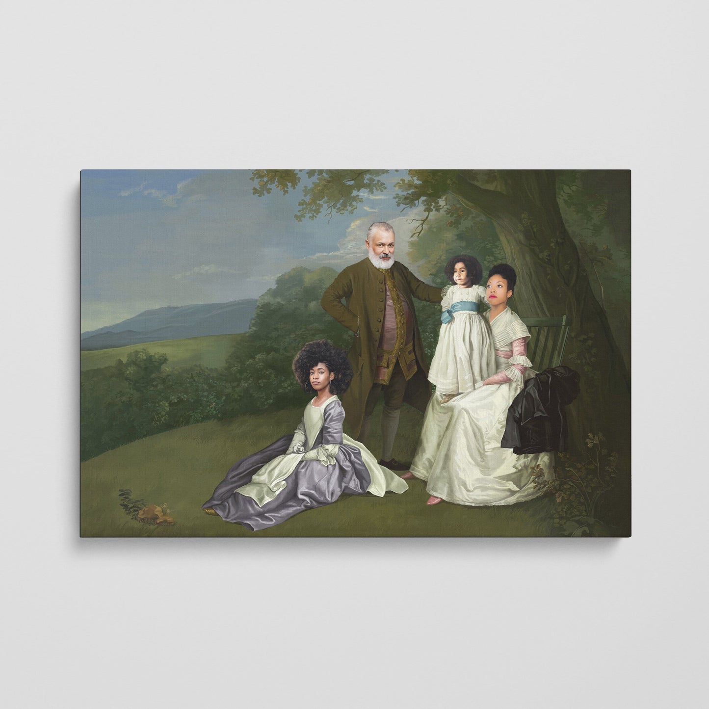 The Family Picnic - Custom Canvas
