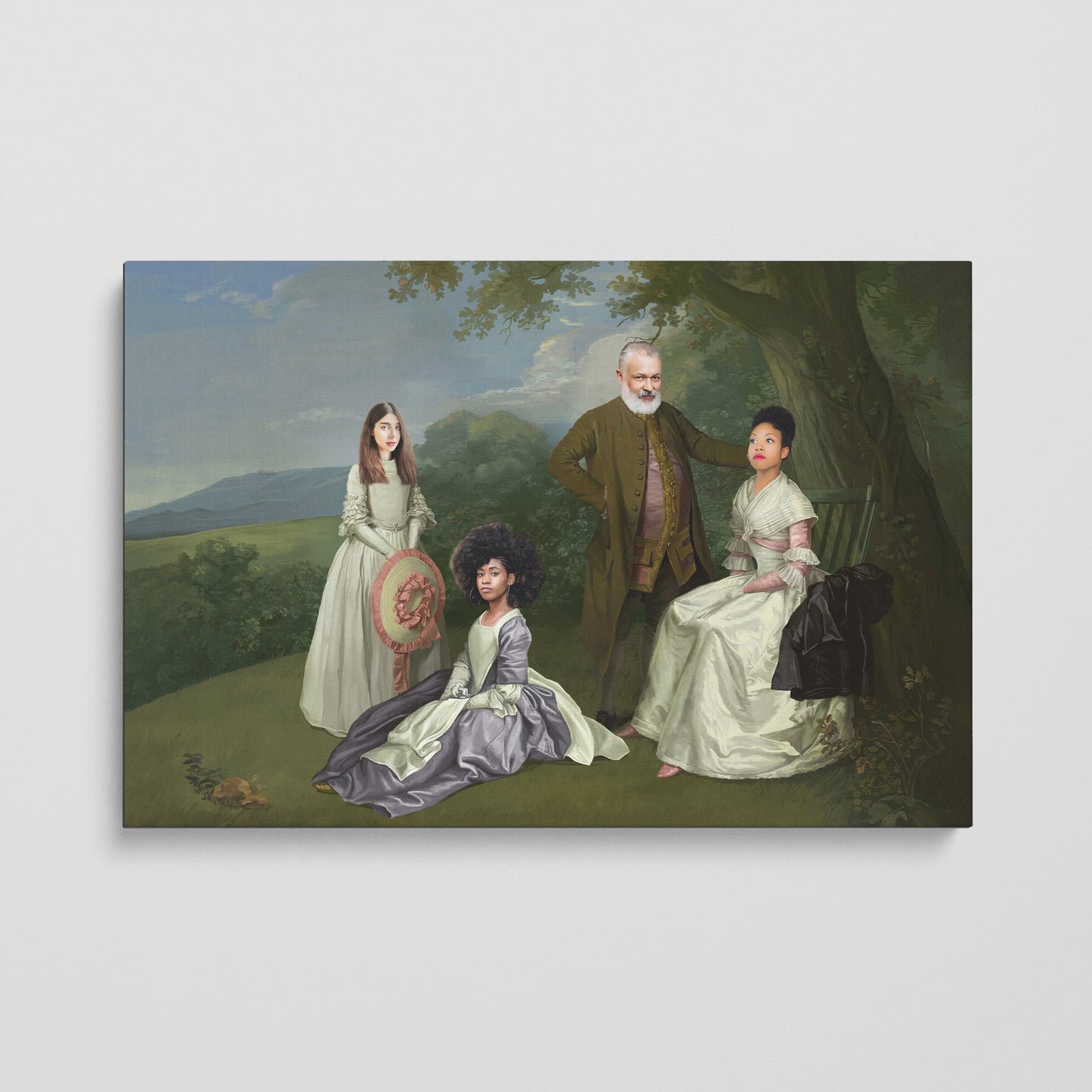 The Family Picnic - Custom Canvas