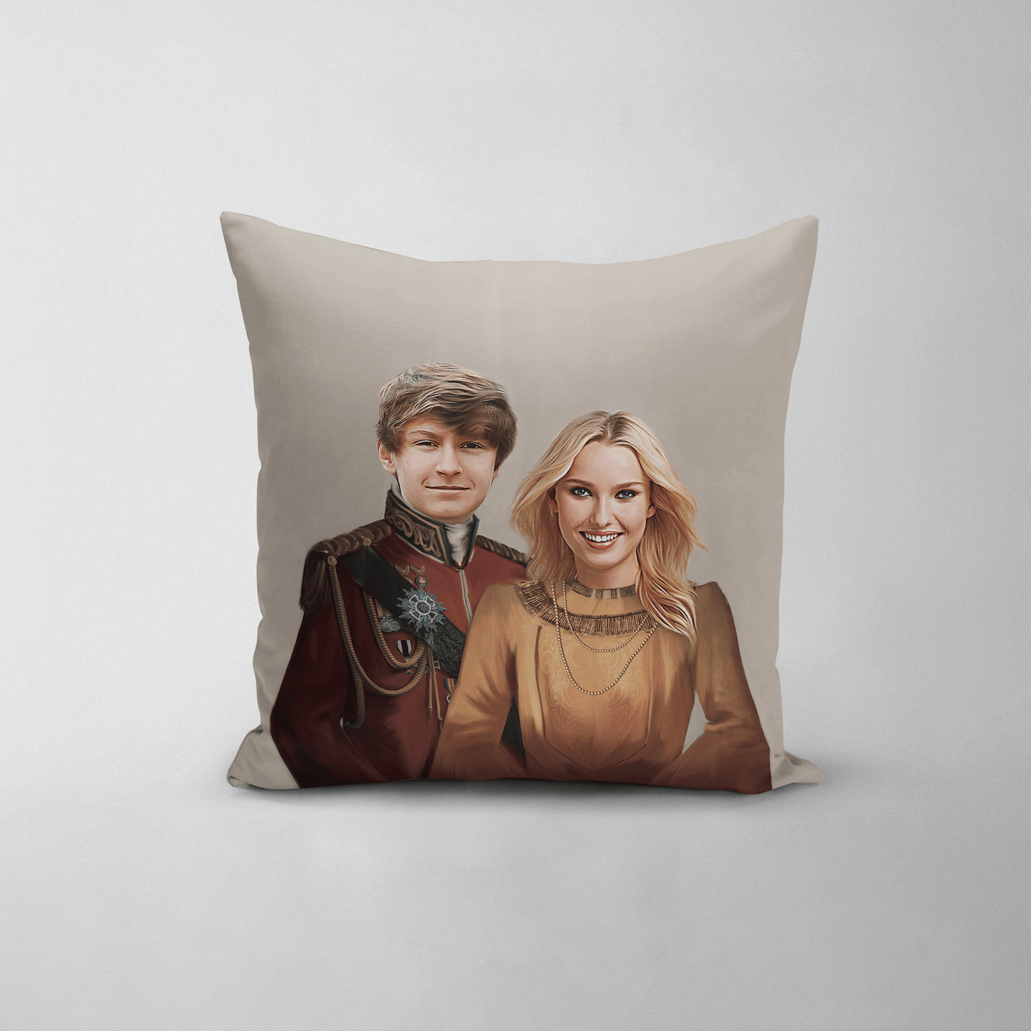 The Lord and Lady - Custom Throw Pillow