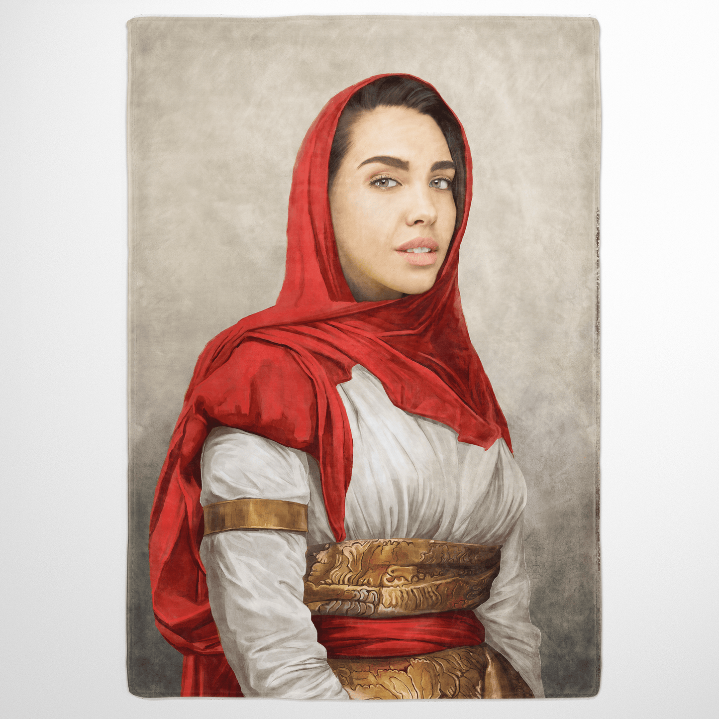 The Persian Princess - Custom Fleece Blanket