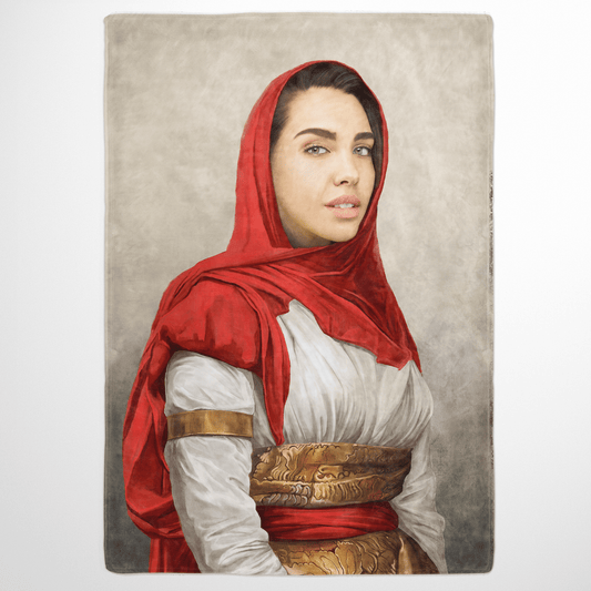 The Persian Princess - Custom Fleece Blanket