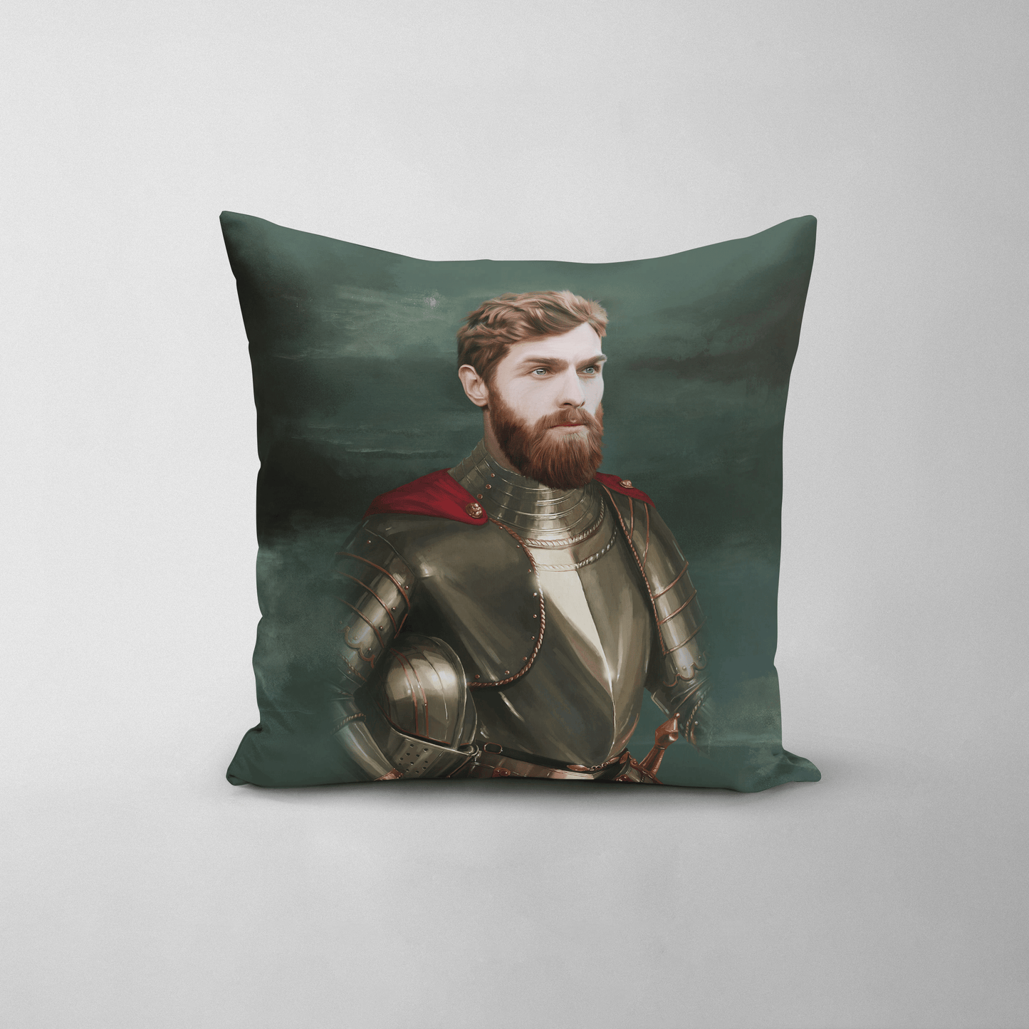 The Royal Knight - Custom Throw Pillow