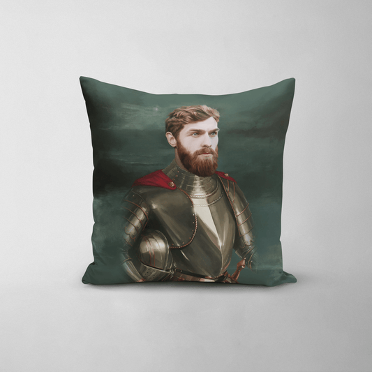 The Royal Knight - Custom Throw Pillow