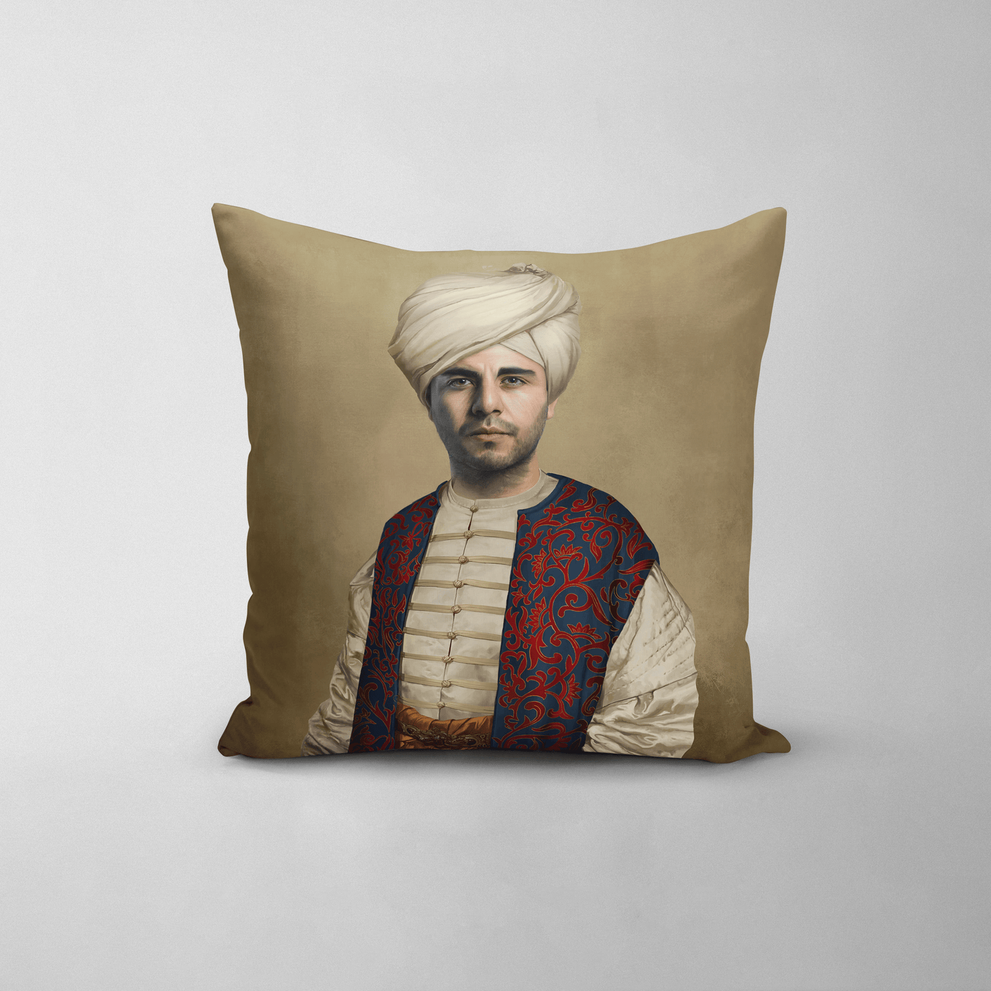 The Sultan - Custom Throw Pillow