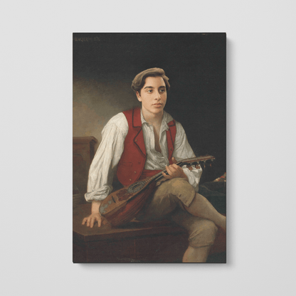 Custom Portrait of Italien a la mandoline, 1870