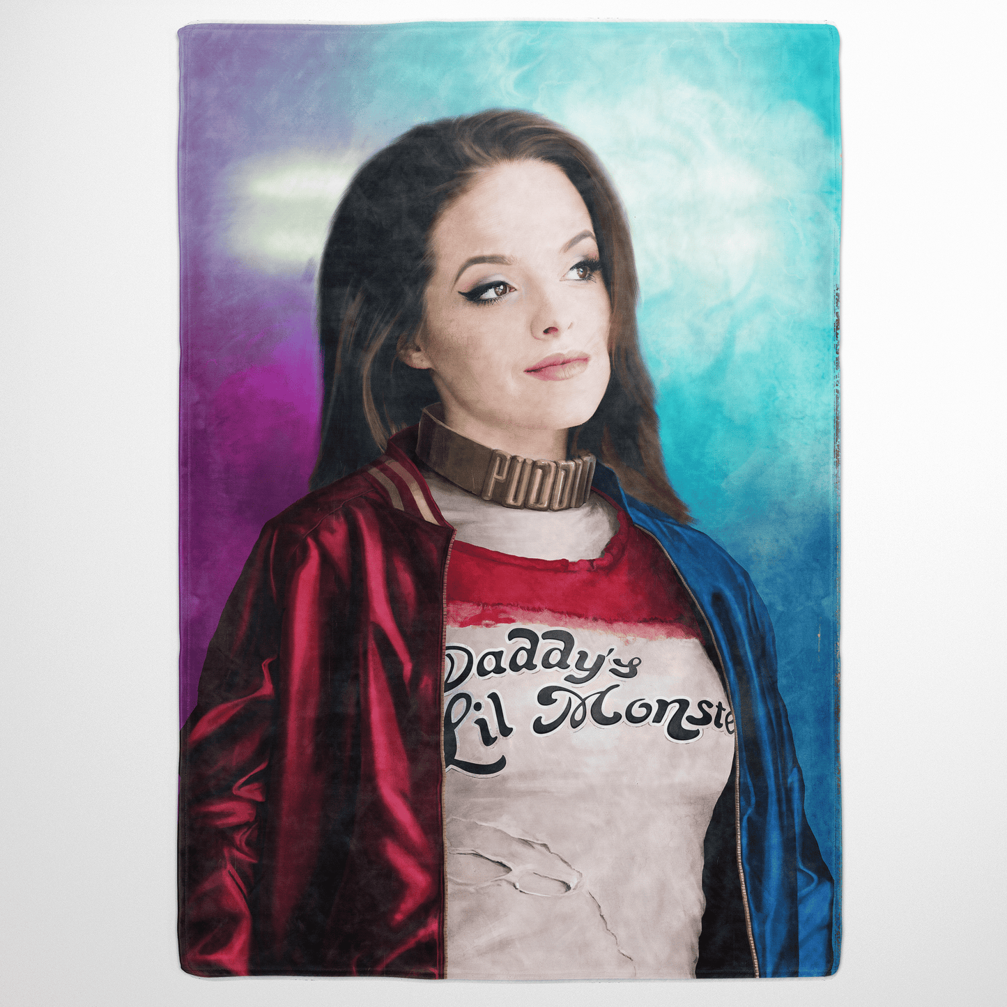 The Daddy's Lil' Monster - Custom Fleece Blanket