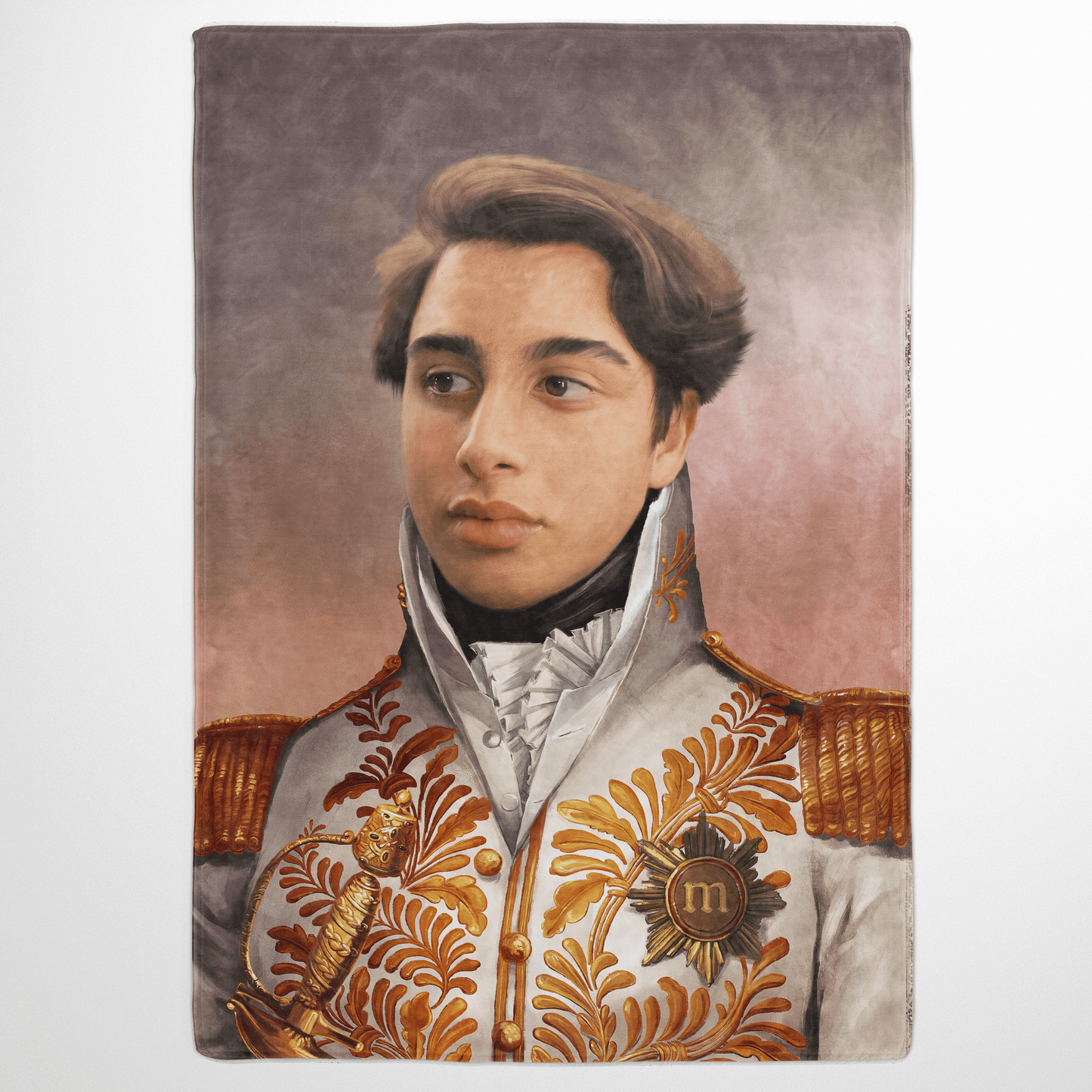 The White General - Custom Fleece Blanket