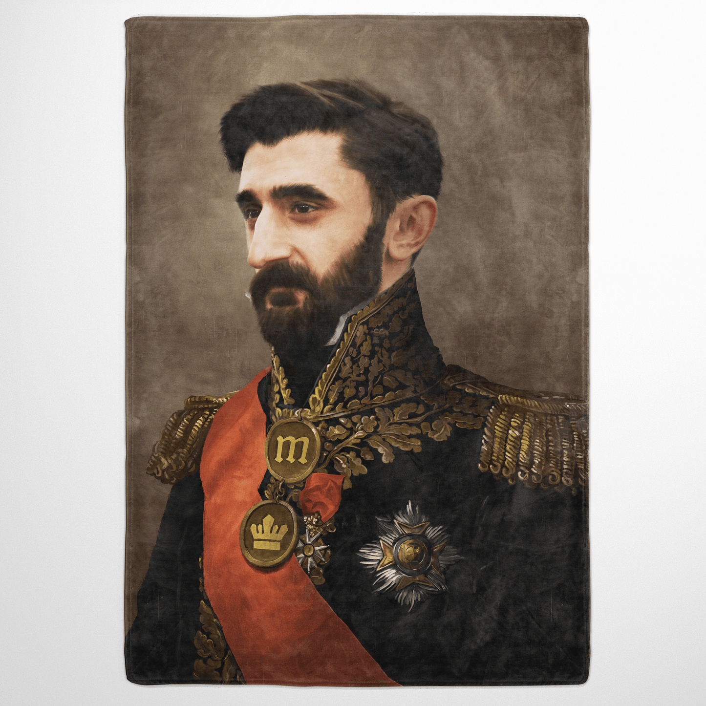 The Major - Custom Fleece Blanket